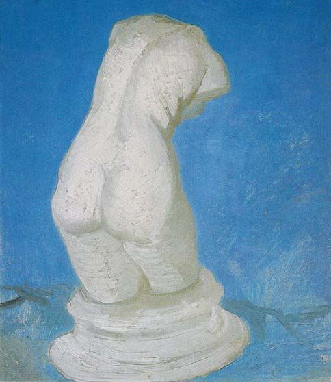 Vincent Van Gogh Plaster-Torso (female) in back view